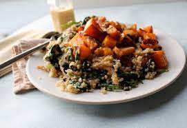 CHIPOTLE BUTTERNUT QUINOA SALAD AND SQUASH